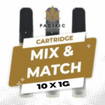 10 X 1G Distillate Cartridges - Mix & Match (Free Battery Included)