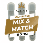 5 X 1G Distillate Cartridges - Mix & Match