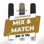 30 X 1G Distillate Cartridges - Mix & Match (Free Battery Included)