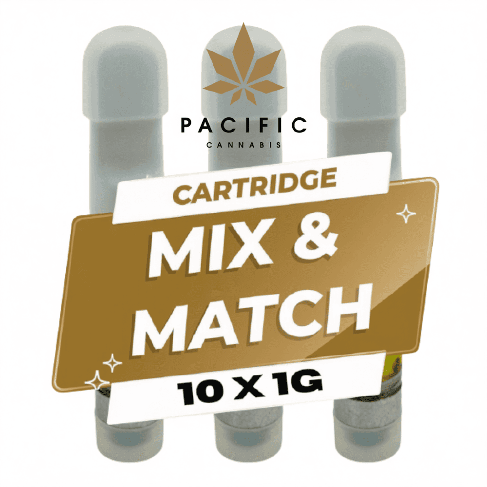 10 10 X 1G Distillate Cartridges - Mix & Match (Free Battery Included) - Image 1