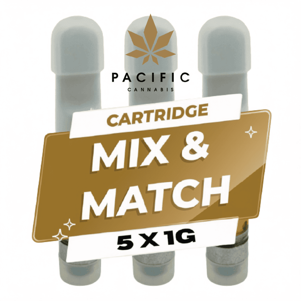 5 (2) 5 X 1G Distillate Cartridges - Mix & Match - Image 1
