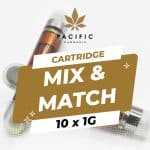 10 X 1G Distillate Cartridges - Mix & Match (Free Battery Included)